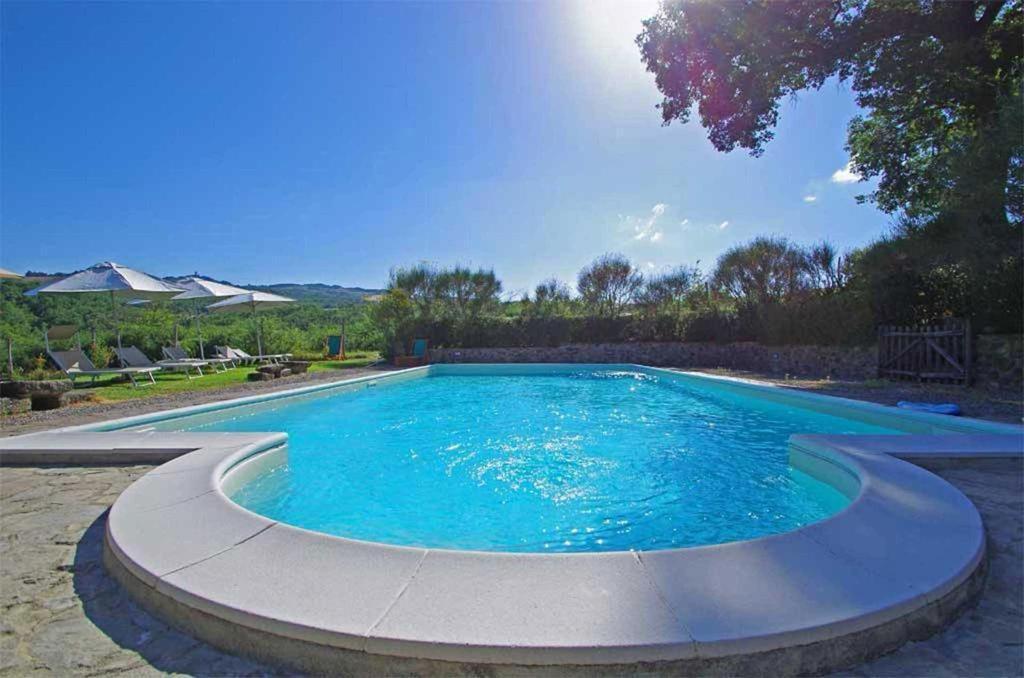 Cottage Le Ginestre Con Piscina In Val D'Orcia Radicofani Dış mekan fotoğraf